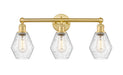 Innovations - 616-3W-SG-G654-6 - Three Light Bath Vanity - Edison - Satin Gold