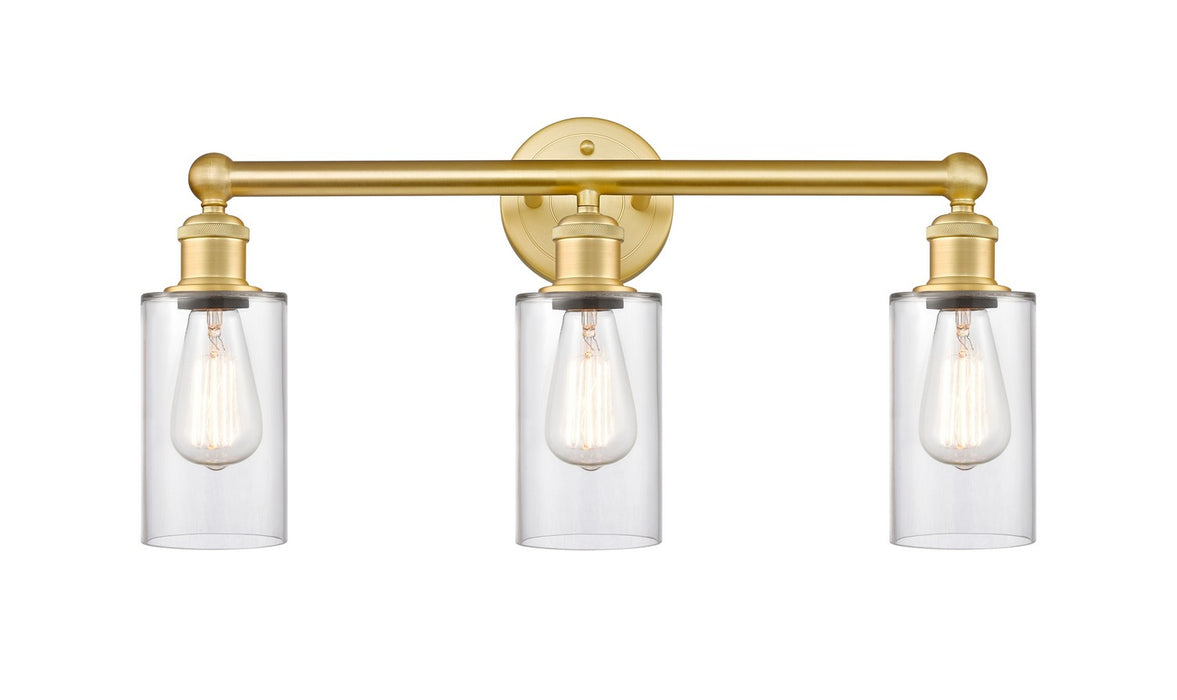 Innovations - 616-3W-SG-G802 - Three Light Bath Vanity - Edison - Satin Gold