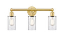 Innovations - 616-3W-SG-G802 - Three Light Bath Vanity - Edison - Satin Gold