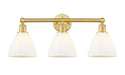 Innovations - 616-3W-SG-GBD-751 - Three Light Bath Vanity - Edison - Satin Gold