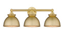 Innovations - 616-3W-SG-M14-SG - Three Light Bath Vanity - Edison - Satin Gold