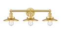 Innovations - 616-3W-SG-M4-SG - Three Light Bath Vanity - Downtown Urban - Satin Gold