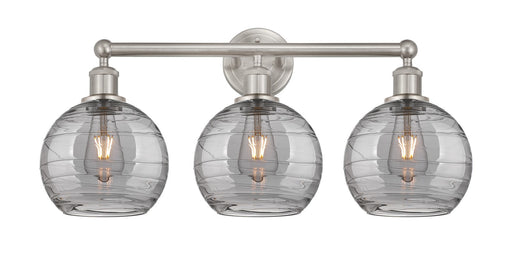 Edison Three Light Bath Vanity Satin Nickel