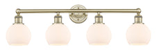 Innovations - 616-4W-AB-G121-6 - Four Light Bath Vanity - Edison - Antique Brass