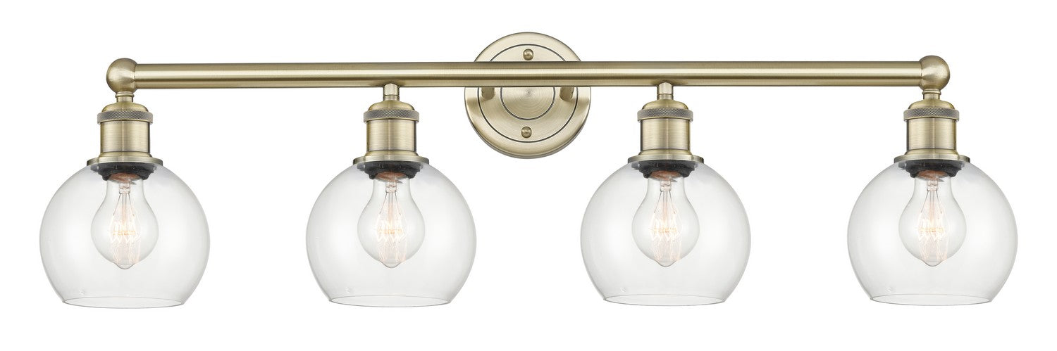 Innovations - 616-4W-AB-G122-6 - Four Light Bath Vanity - Edison - Antique Brass