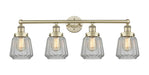 Innovations - 616-4W-AB-G142 - Four Light Bath Vanity - Edison - Antique Brass