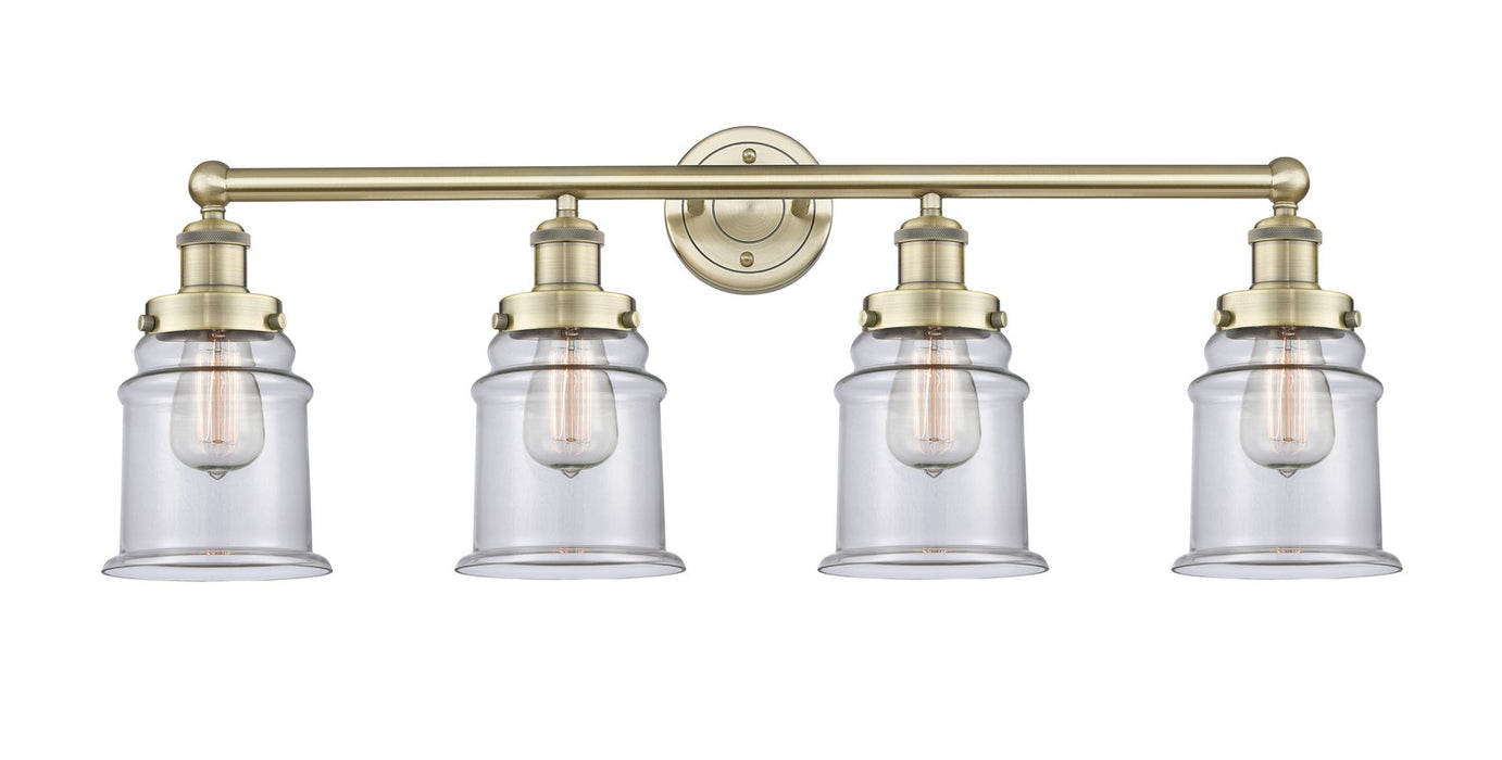 Innovations - 616-4W-AB-G182 - Four Light Bath Vanity - Edison - Antique Brass