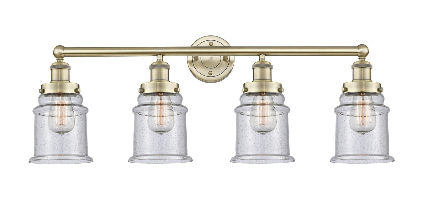 Innovations - 616-4W-AB-G184 - Four Light Bath Vanity - Edison - Antique Brass