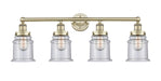 Innovations - 616-4W-AB-G184 - Four Light Bath Vanity - Edison - Antique Brass