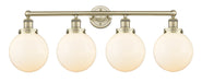 Innovations - 616-4W-AB-G201-8 - Four Light Bath Vanity - Edison - Antique Brass