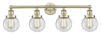 Innovations - 616-4W-AB-G202-6 - Four Light Bath Vanity - Edison - Antique Brass