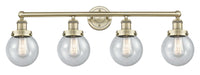 Innovations - 616-4W-AB-G204-6 - Four Light Bath Vanity - Edison - Antique Brass