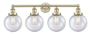 Innovations - 616-4W-AB-G204-8 - Four Light Bath Vanity - Edison - Antique Brass