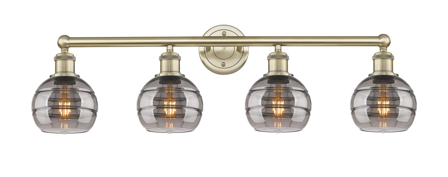 Innovations - 616-4W-AB-G556-6SM - Four Light Bath Vanity - Edison - Antique Brass