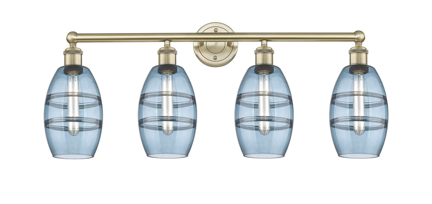 Innovations - 616-4W-AB-G557-6BL - Four Light Bath Vanity - Edison - Antique Brass