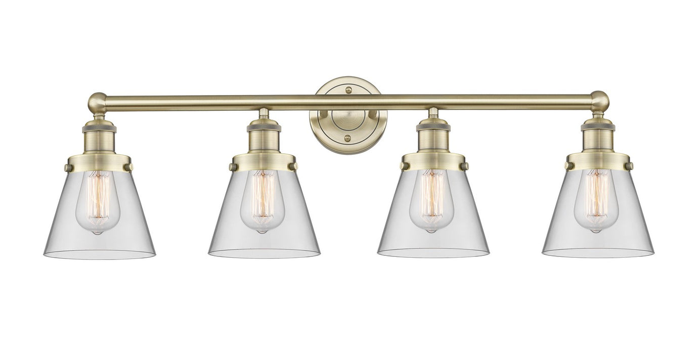 Innovations - 616-4W-AB-G62 - Four Light Bath Vanity - Edison - Antique Brass