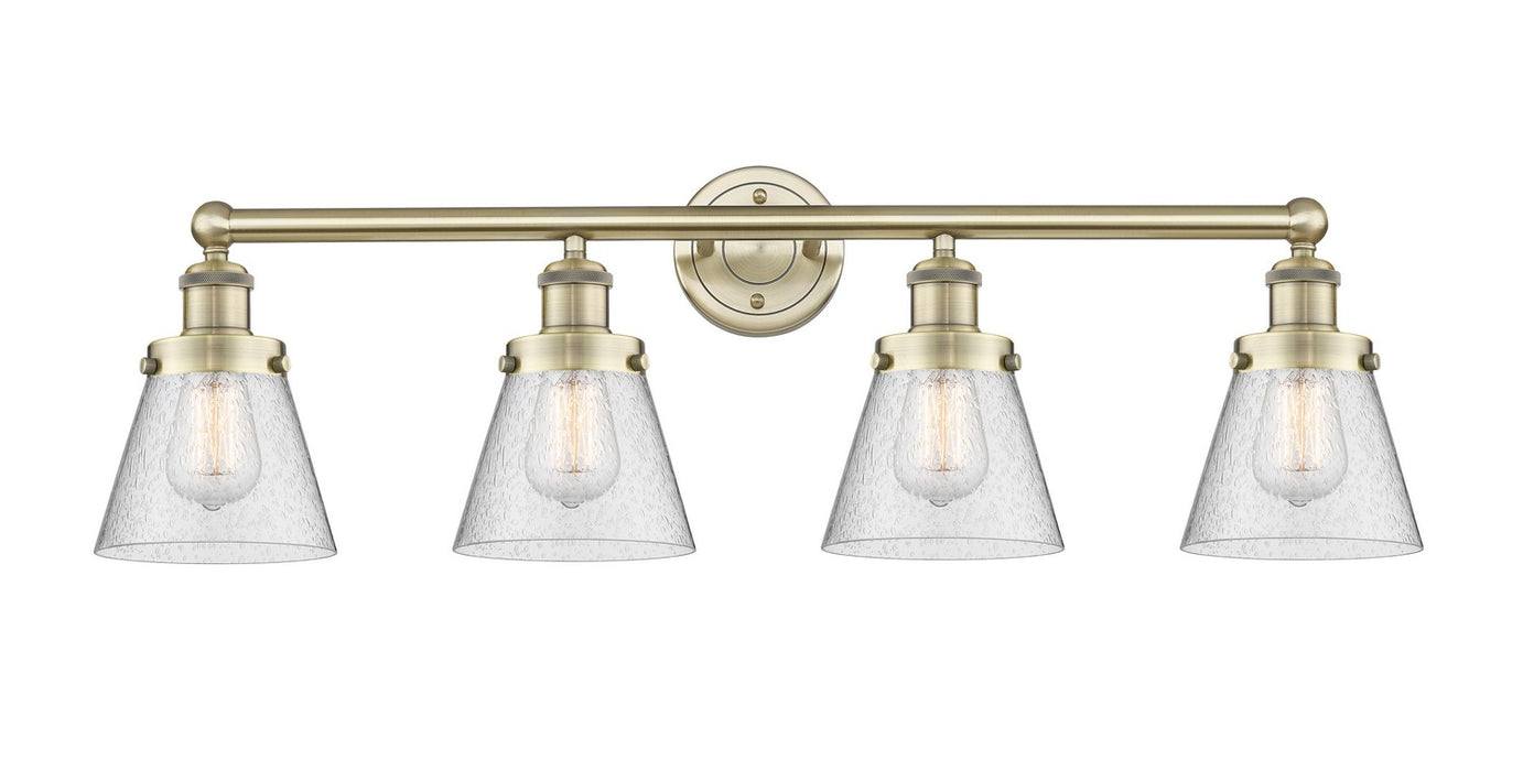 Innovations - 616-4W-AB-G64 - Four Light Bath Vanity - Edison - Antique Brass