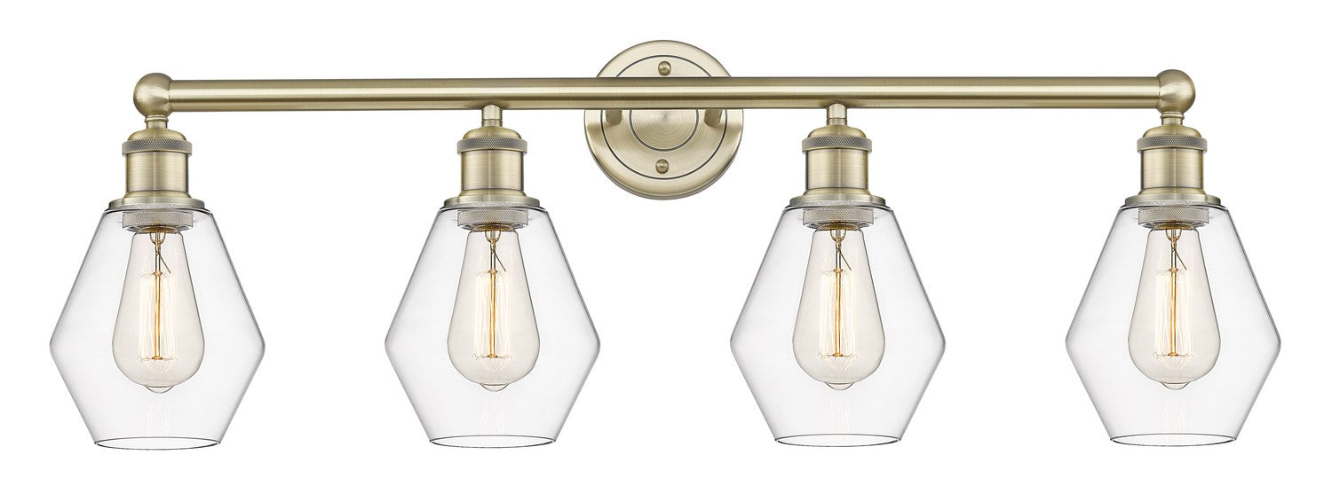 Innovations - 616-4W-AB-G652-6 - Four Light Bath Vanity - Edison - Antique Brass