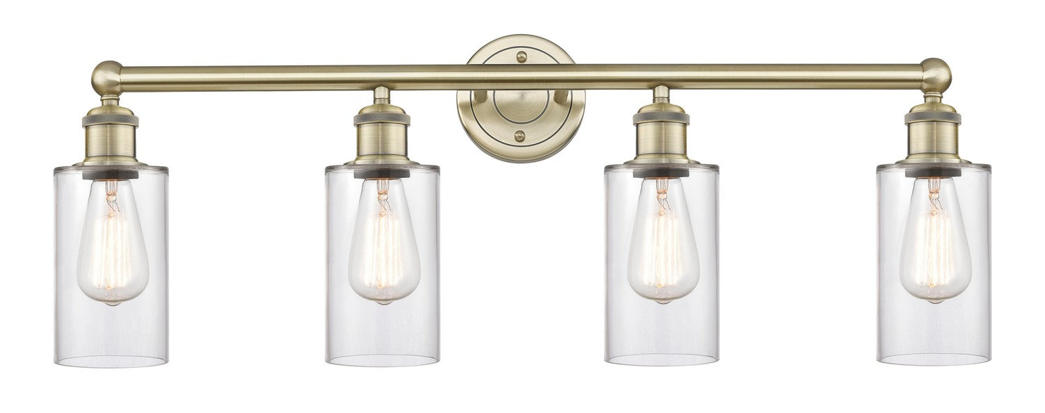 Innovations - 616-4W-AB-G802 - Four Light Bath Vanity - Edison - Antique Brass