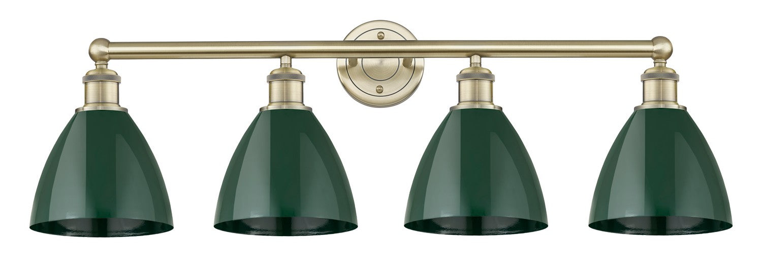 Innovations - 616-4W-AB-MBD-75-GR - Four Light Bath Vanity - Downtown Urban - Antique Brass