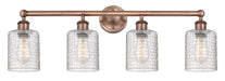 Innovations - 616-4W-AC-G112C-5CL - Four Light Bath Vanity - Edison - Antique Copper