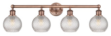 Innovations - 616-4W-AC-G122C-6CL - Four Light Bath Vanity - Edison - Antique Copper