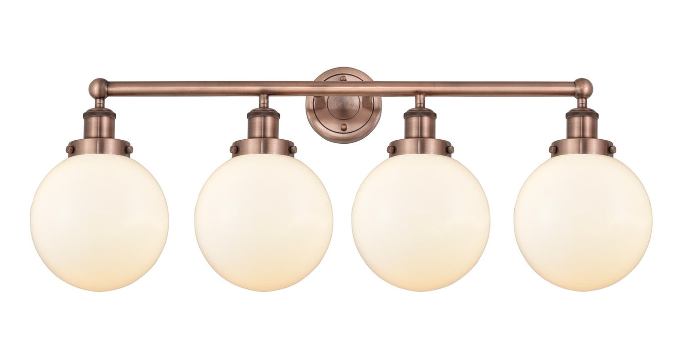 Innovations - 616-4W-AC-G201-8 - Four Light Bath Vanity - Edison - Antique Copper