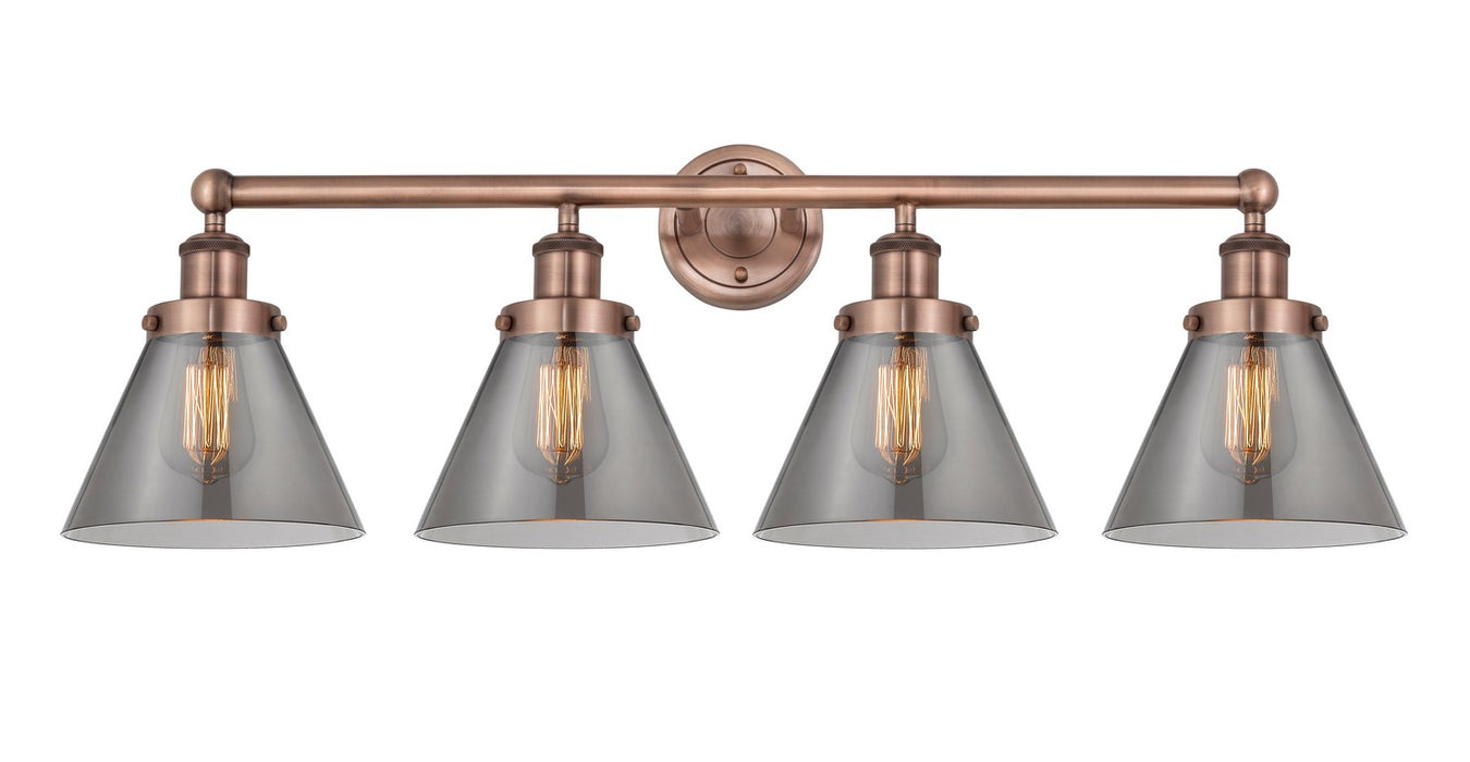 Innovations - 616-4W-AC-G43 - Four Light Bath Vanity - Edison - Antique Copper