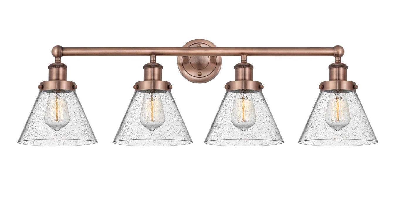 Innovations - 616-4W-AC-G44 - Four Light Bath Vanity - Edison - Antique Copper