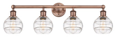 Innovations - 616-4W-AC-G556-6CL - Four Light Bath Vanity - Edison - Antique Copper