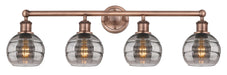 Innovations - 616-4W-AC-G556-6SM - Four Light Bath Vanity - Edison - Antique Copper