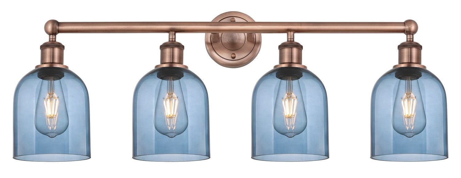 Innovations - 616-4W-AC-G558-6BL - Four Light Bath Vanity - Edison - Antique Copper