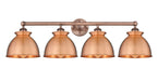 Innovations - 616-4W-AC-M14-AC - Four Light Bath Vanity - Edison - Antique Copper