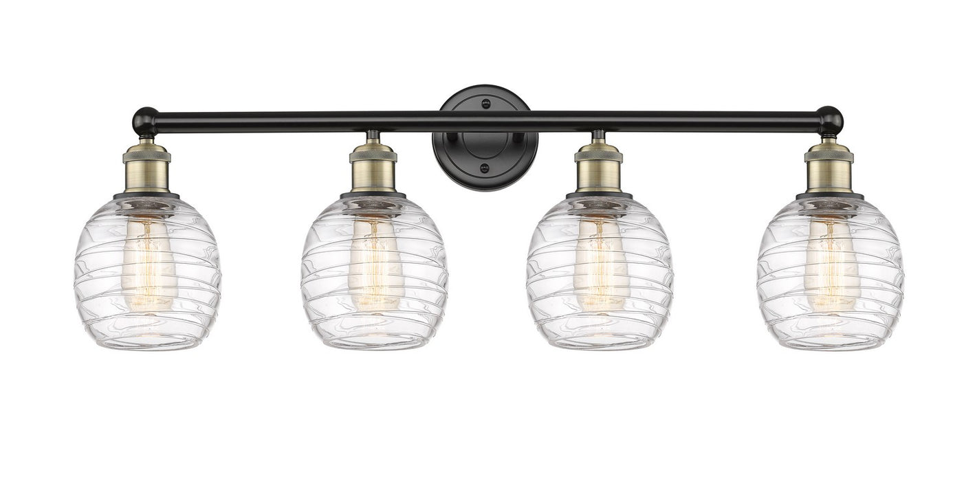 Innovations - 616-4W-BAB-G1013 - Four Light Bath Vanity - Edison - Black Antique Brass