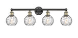 Innovations - 616-4W-BAB-G1215-6 - Four Light Bath Vanity - Edison - Black Antique Brass