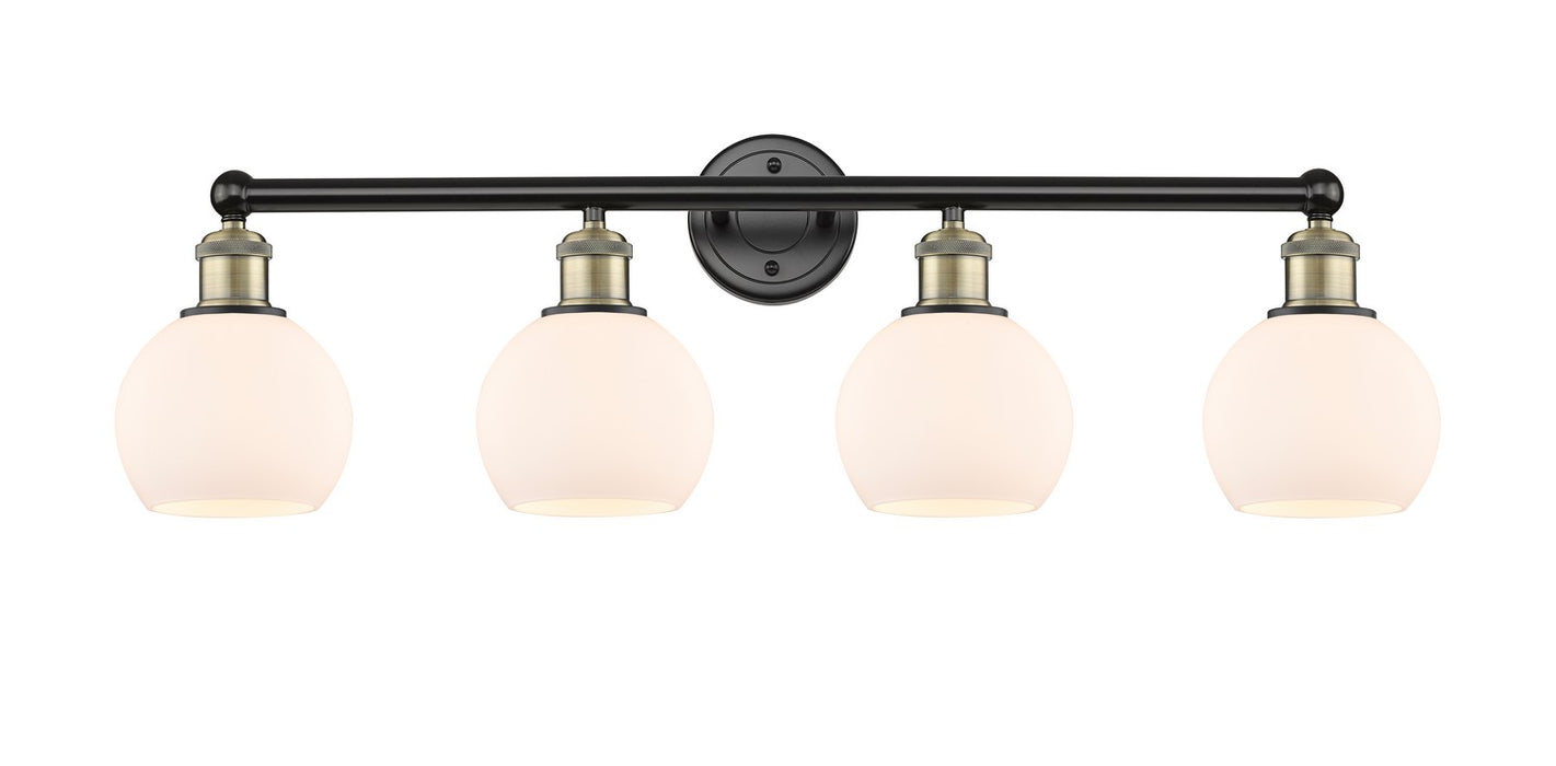 Innovations - 616-4W-BAB-G121-6 - Four Light Bath Vanity - Edison - Black Antique Brass