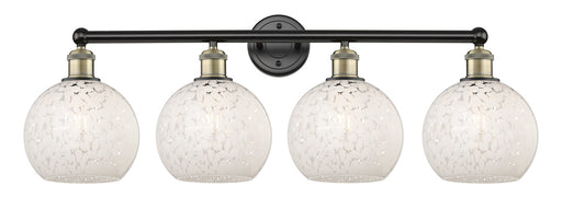 Edison LED Bath Vanity Black Antique Brass