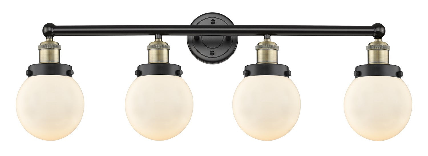 Innovations - 616-4W-BAB-G201-6 - Four Light Bath Vanity - Edison - Black Antique Brass