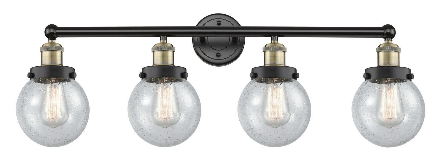 Innovations - 616-4W-BAB-G204-6 - Four Light Bath Vanity - Edison - Black Antique Brass