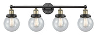 Innovations - 616-4W-BAB-G204-6 - Four Light Bath Vanity - Edison - Black Antique Brass