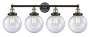 Innovations - 616-4W-BAB-G204-8 - Four Light Bath Vanity - Edison - Black Antique Brass