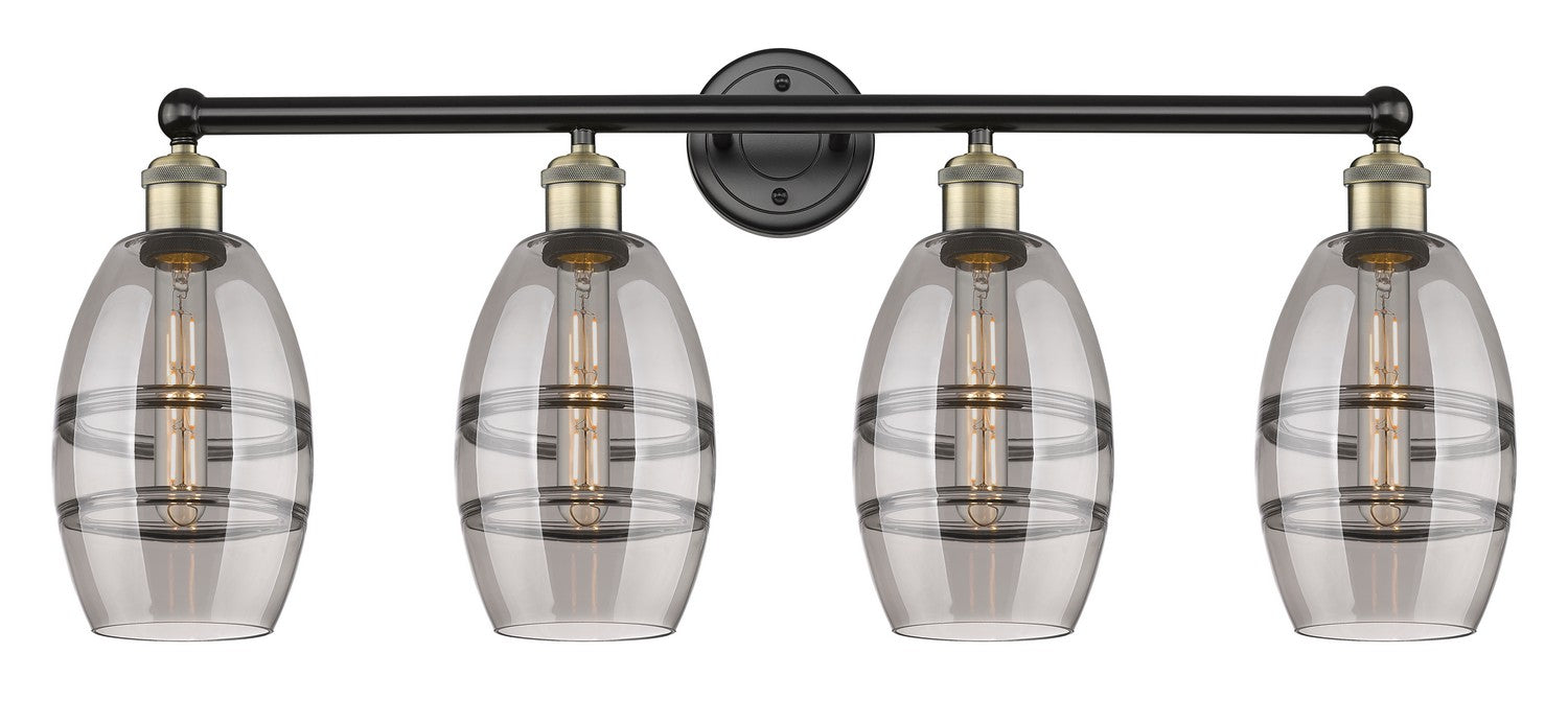 Innovations - 616-4W-BAB-G557-6SM - Four Light Bath Vanity - Edison - Black Antique Brass