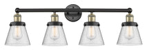 Innovations - 616-4W-BAB-G64 - Four Light Bath Vanity - Edison - Black Antique Brass