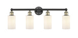 Innovations - 616-4W-BAB-G801 - Four Light Bath Vanity - Edison - Black Antique Brass