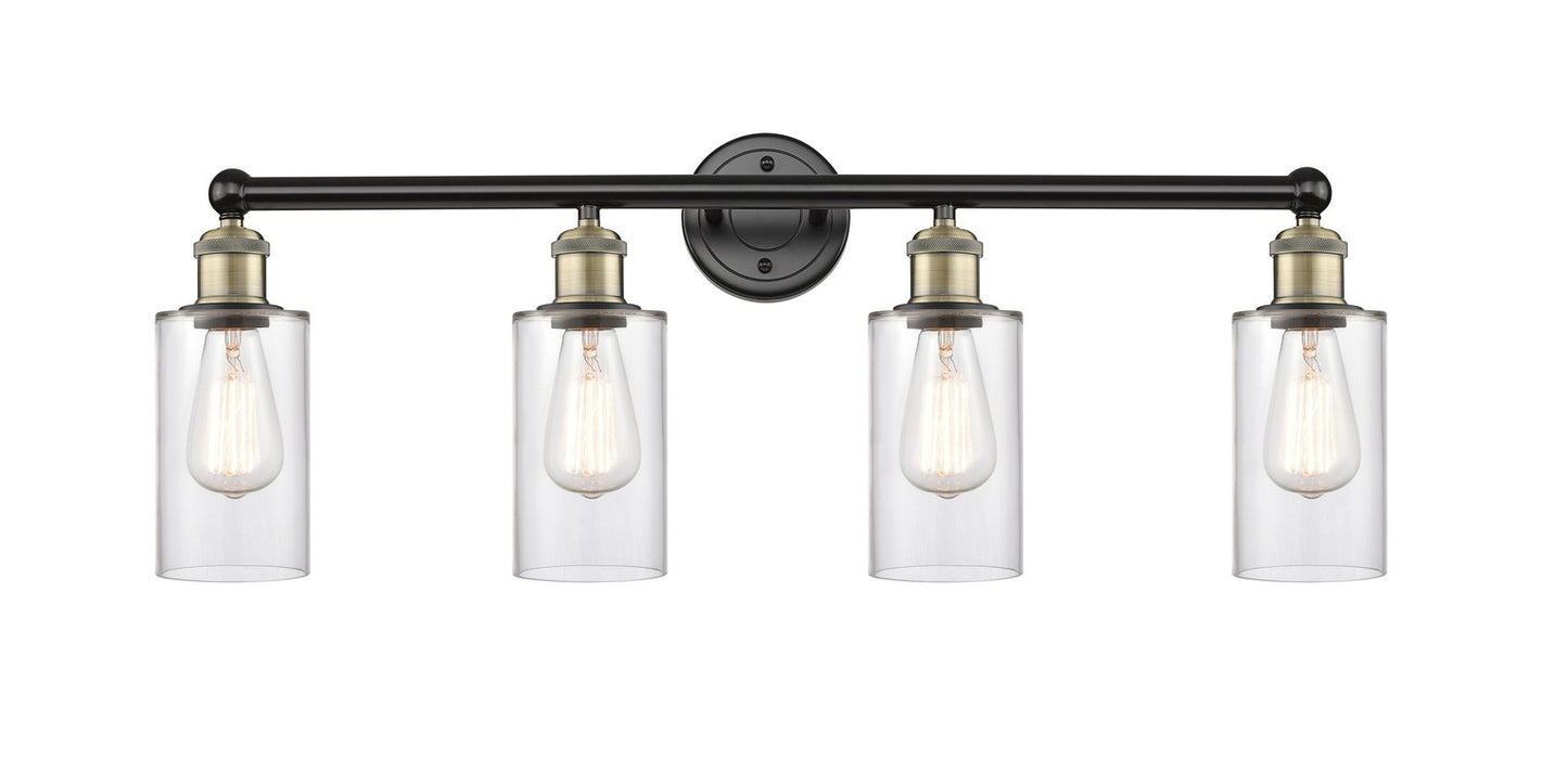 Innovations - 616-4W-BAB-G802 - Four Light Bath Vanity - Edison - Black Antique Brass