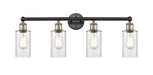 Innovations - 616-4W-BAB-G802 - Four Light Bath Vanity - Edison - Black Antique Brass