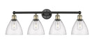 Innovations - 616-4W-BAB-GBD-754 - Four Light Bath Vanity - Edison - Black Antique Brass