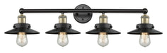 Innovations - 616-4W-BAB-M6-BK - Four Light Bath Vanity - Downtown Urban - Black Antique Brass