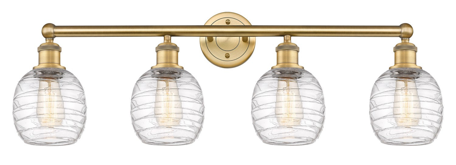 Innovations - 616-4W-BB-G1013 - Four Light Bath Vanity - Edison - Brushed Brass