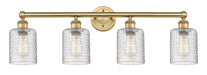 Innovations - 616-4W-BB-G112C-5CL - Four Light Bath Vanity - Edison - Brushed Brass